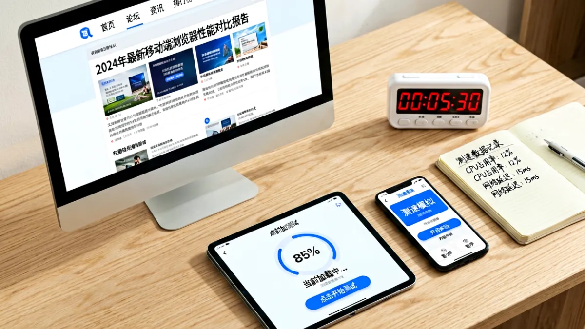 测试人员在多台设备上同时打开激情五月婷婷不同平台，记录加载时间与页面布局差异